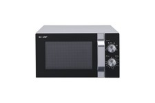 Sharp R204SA Mikrowelle 20 Liter Garraum, 800 Watt, Glasdrehteller(24,5cm), 2 Dr