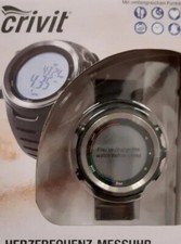 CRIVIT Herzfrequenz Messuhr mit Schrittzähler Großes LC Display USB Uhr Armband