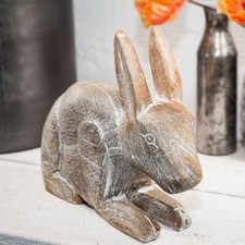 Hasen Figur Gartenfigur