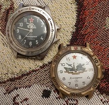  2 Vostok Komandirskie Uhren