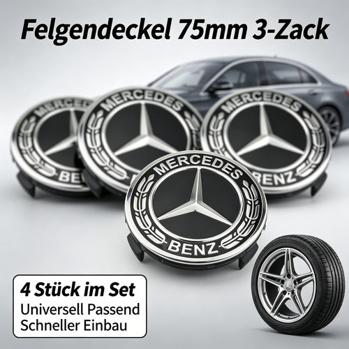 Stück 75mm zack radkappen - 4,