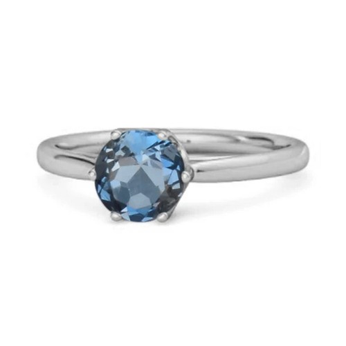 Solitaire london blue topaz - solitaire,