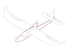 Rumpf Sky Surfer EPO 1400mm