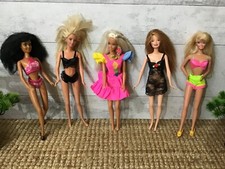 5 X Barbie  Vintage Mattel