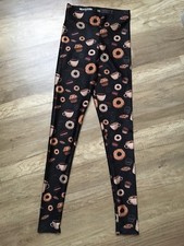 Coffee break leggings - coffee, black
