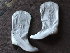 Cowboy Stiefel Größe 39 echt genäht Block-Absatz NEU