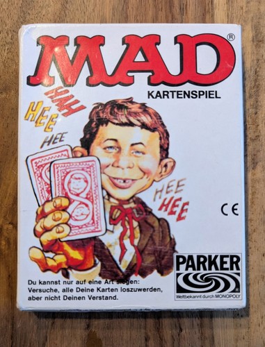 Mad kartenspiel parker 1979 - kartenspiel,
