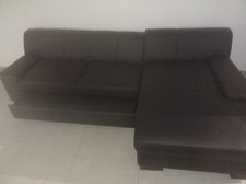 Schwarz Leder Sofa Schlaf