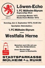Fussball-Programmheft    73/74