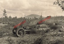 Russischer 4,5 PaK Geschütz erbeutet in Karelien Finnland