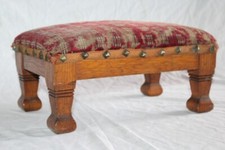 Süße Jugendstil EICHE Hocker