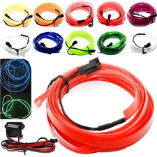 Ambientebeleuchtung Lichtleisten Innenraumbeleuchtung passend für Audi rot weiß