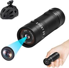 Mini Sportkamera 120°Weitwinkel Fahrrad Helmkamera HD 1080P Wasserdicht NEU