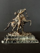 Antik Bronze Figur Pferde von
