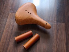 Sattel Griffe Echtleder