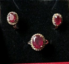 925Silber Set OHRRINGE