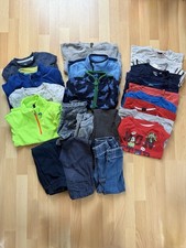 Jungen Kleiderpaket Größe 110 Gebraucht 6 Hosen 9 Shirts Langarm 4 Pullover Set