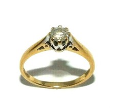 Damen 18 Karat Gelbgoldring