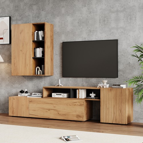 Wohnwand set mediawand tv - set,