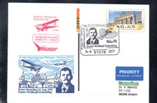 LEUTERSHAUSEN WEISSKOPF JUBILEE FLIGHT 2011 MOTORFLUG ATM STATIONERY