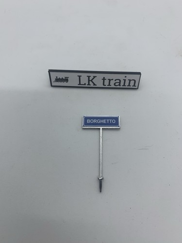 Train bahnhofsschild - lk,