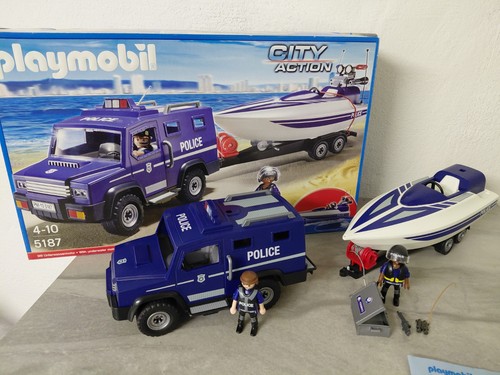 Playmobil 5187 polizei truck - 5187,, polizei-truck