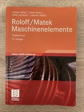 Roloff/Matek Maschinenelemente Tabellenbuch, 19. Auflage