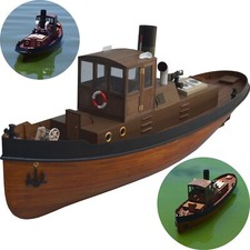 1930s Steam Tugboat 1:18 Seetauglich RC Schlepper Holz Bausatz Modellschiff Set