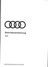 AUDI Q2 Betriebsanleitung 2021 2022 Bedienungsanleitung Handbuch Bordbuch BA 