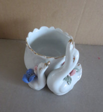 Tierfigur, Schwäne, Porzellan