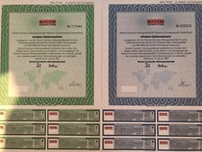 2 x Paderborn Nixdorf Computer - Aktiengesellschaft - 2 x nicht entwertet -