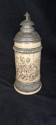 Alter bierkrug mit - bierkrug,
