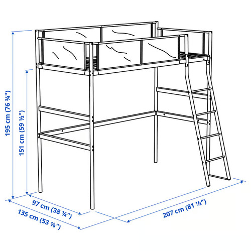 Hochbett für kinder von - für, ikea