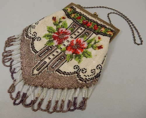 Glasperlentasche perlenbeutel - ,