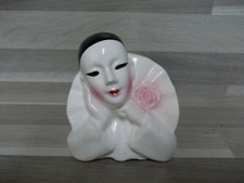 Pierrot Keramik Puppe Figur