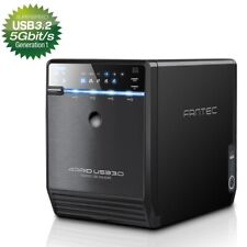 B-WARE - FANTEC QB-35US3R - 4x 3.5" HDD RAID Gehäuse USB 3.2 Gen 1 & eSATA