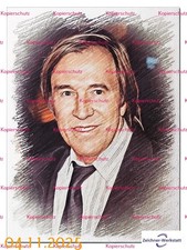 Günter-Netzer--95B,-- 1x Druck, 1 x Schlüsselanhänger, 1 x Postkarte