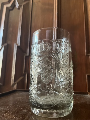 Pressglas krug könig albert - krug,