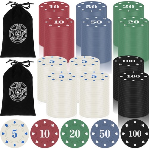 Pokerchips set 240 stück - 240,