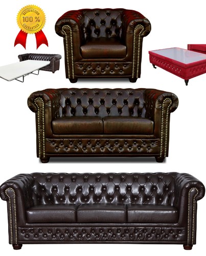 Chesterfield set sofa sitzer - chesterfield,