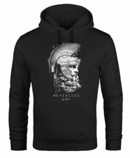 Hoodie Herren Sparta Spartaner Kopf Helm Krieger Kapuzen-Pullover Männer