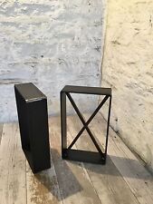 2 x Handgefertigte Rohstahl