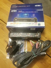 ATEN CS1752A 2-Port KVMP Switch DVI-D Dual Link USB 2.0 Audio 7.1 analog