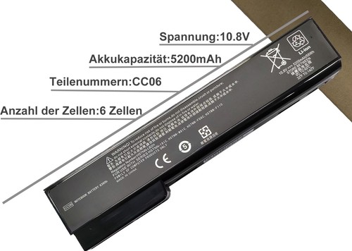 Akku für elitebook - hp, 8460p