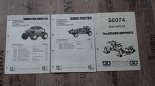 Tamiya Ersatzteilliste Monster Beetle Sonic Fighter Grasshopper