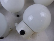 alte Lampe Opalglas Echtglas