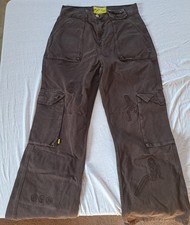 Systemic -  Japanische Ghost Cargo Jeans Hose mit Motiven | Gr: M | Farbe: Braun