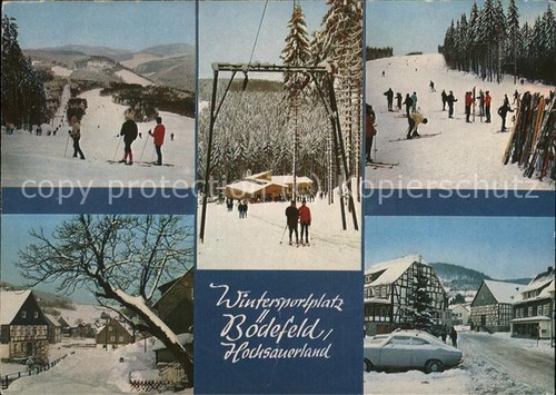 Skifahren skilift bödefeld - bödefeld,