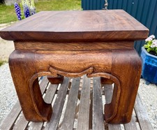 Top Opiumtisch Mangoholz massiv handmade schöne Maserung selten