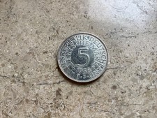 5 DM Silberadler 1958 J Sehr